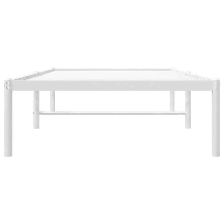 sengeramme 80x200 cm metal hvid
