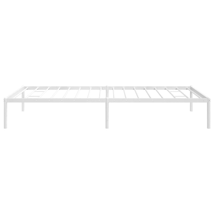 sengeramme 100x200 cm metal hvid