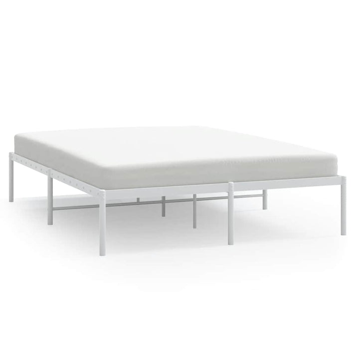 sengeramme 160x200 cm metal hvid