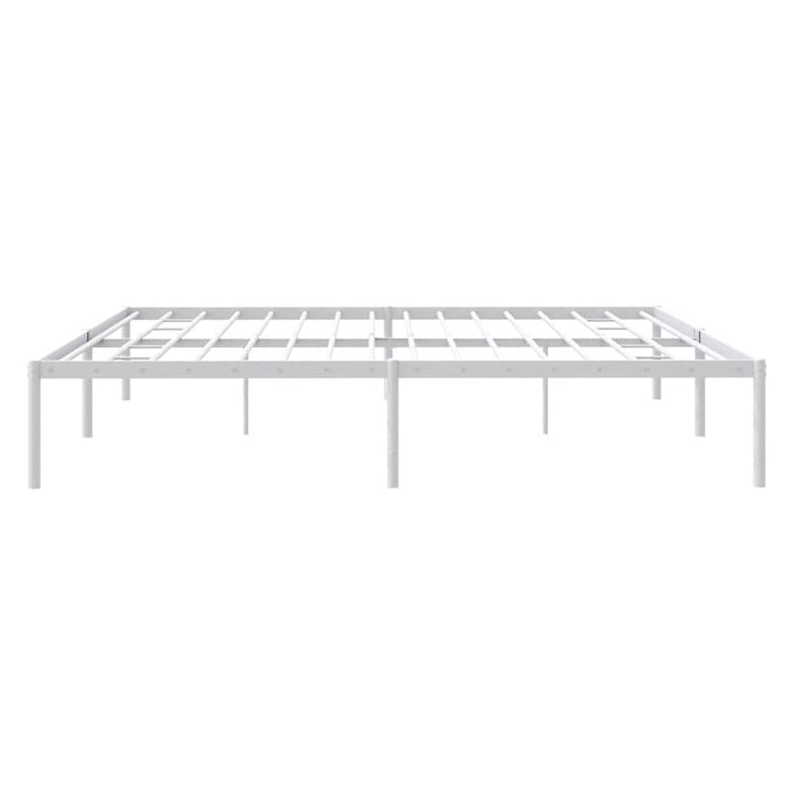 sengeramme 180x200 cm metal hvid