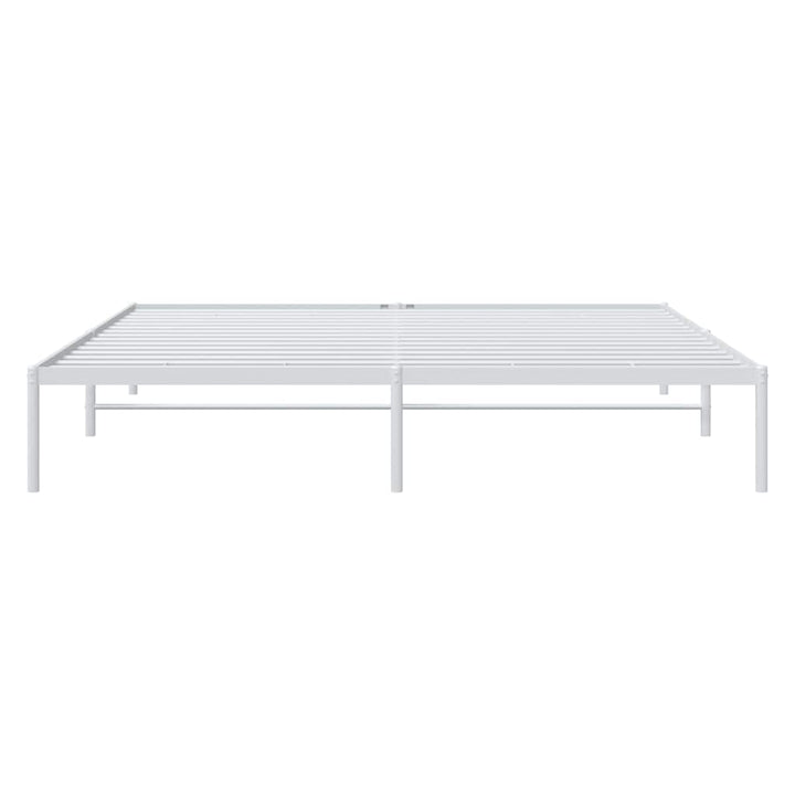 sengeramme 183x213 cm metal hvid