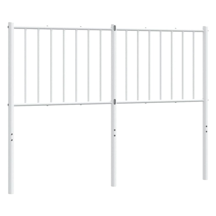 udskiftningsgavl 120 cm metal hvid