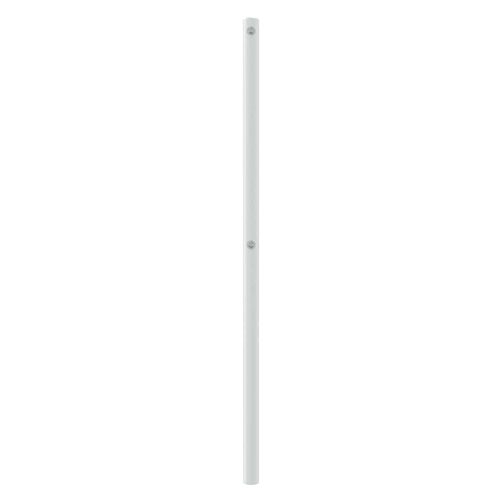 udskiftningsgavl 120 cm metal hvid