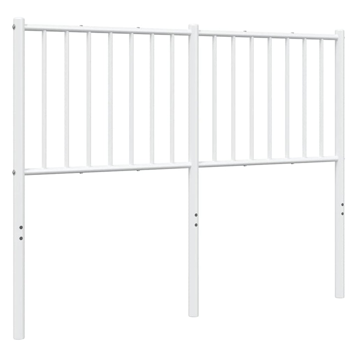 udskiftningsgavl 120 cm metal hvid