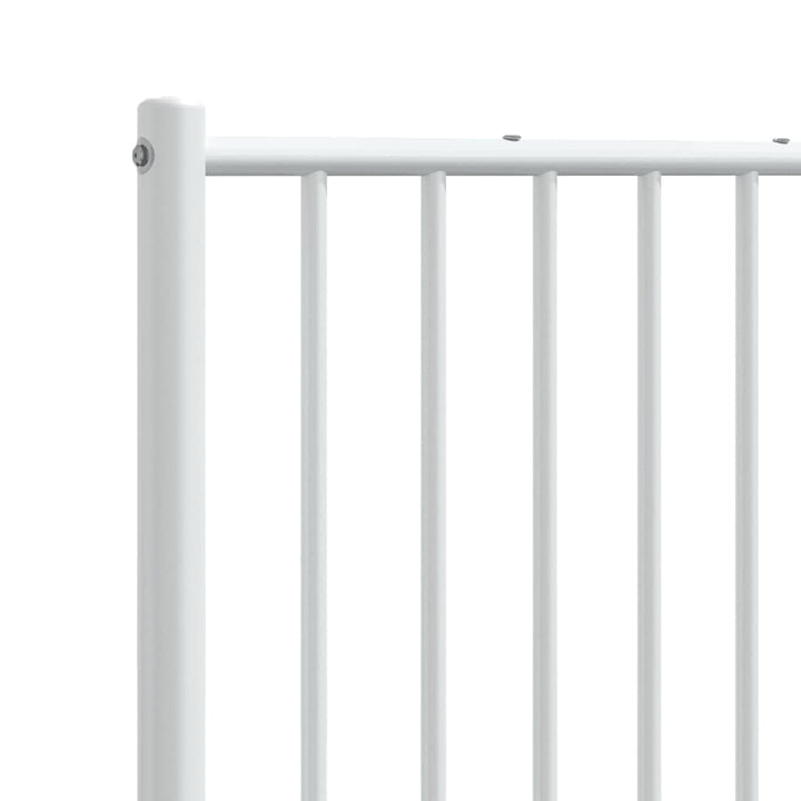 udskiftningsgavl 120 cm metal hvid