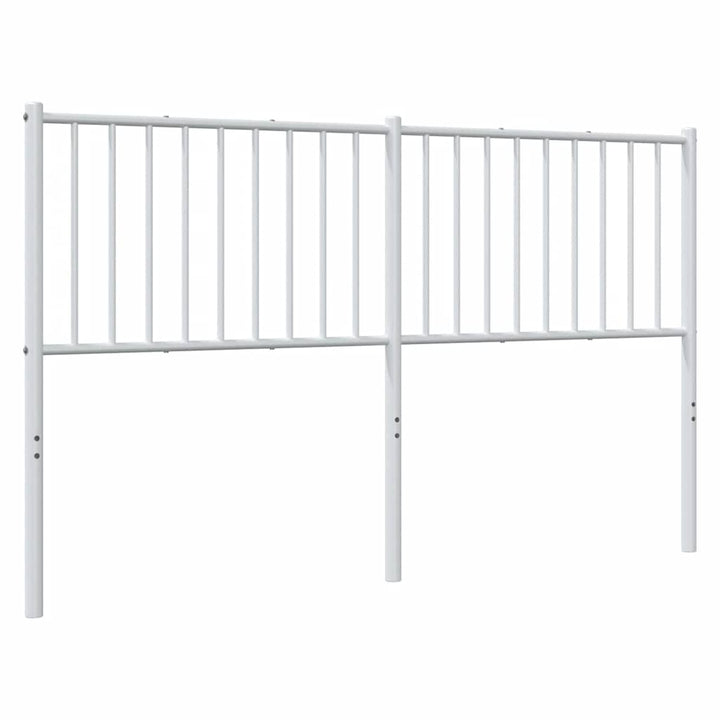 udskiftningsgavl 160 cm metal hvid