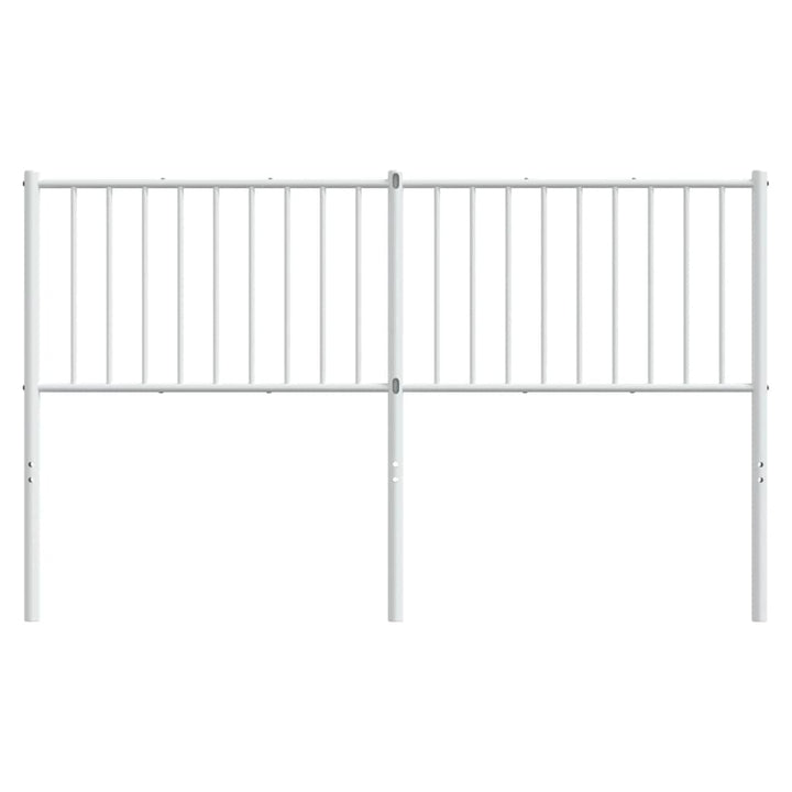 udskiftningsgavl 160 cm metal hvid