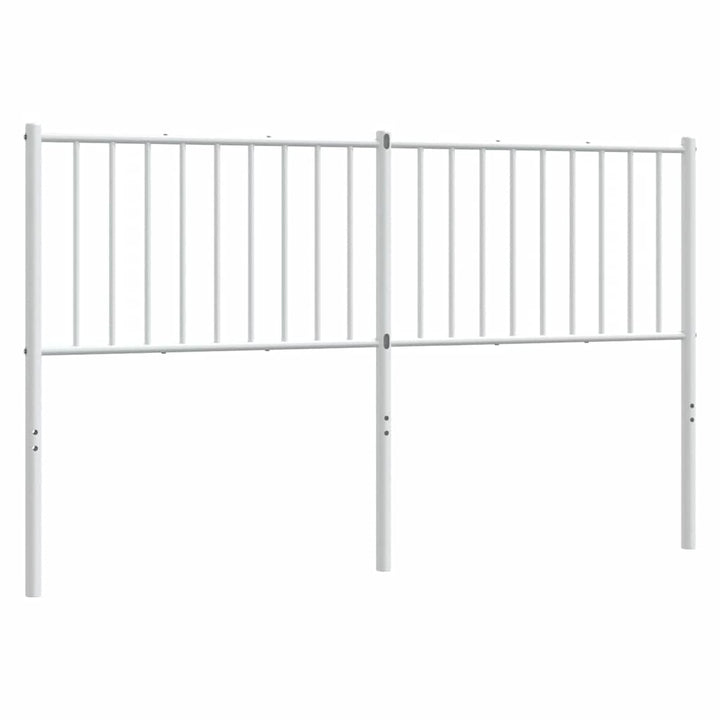 udskiftningsgavl 160 cm metal hvid