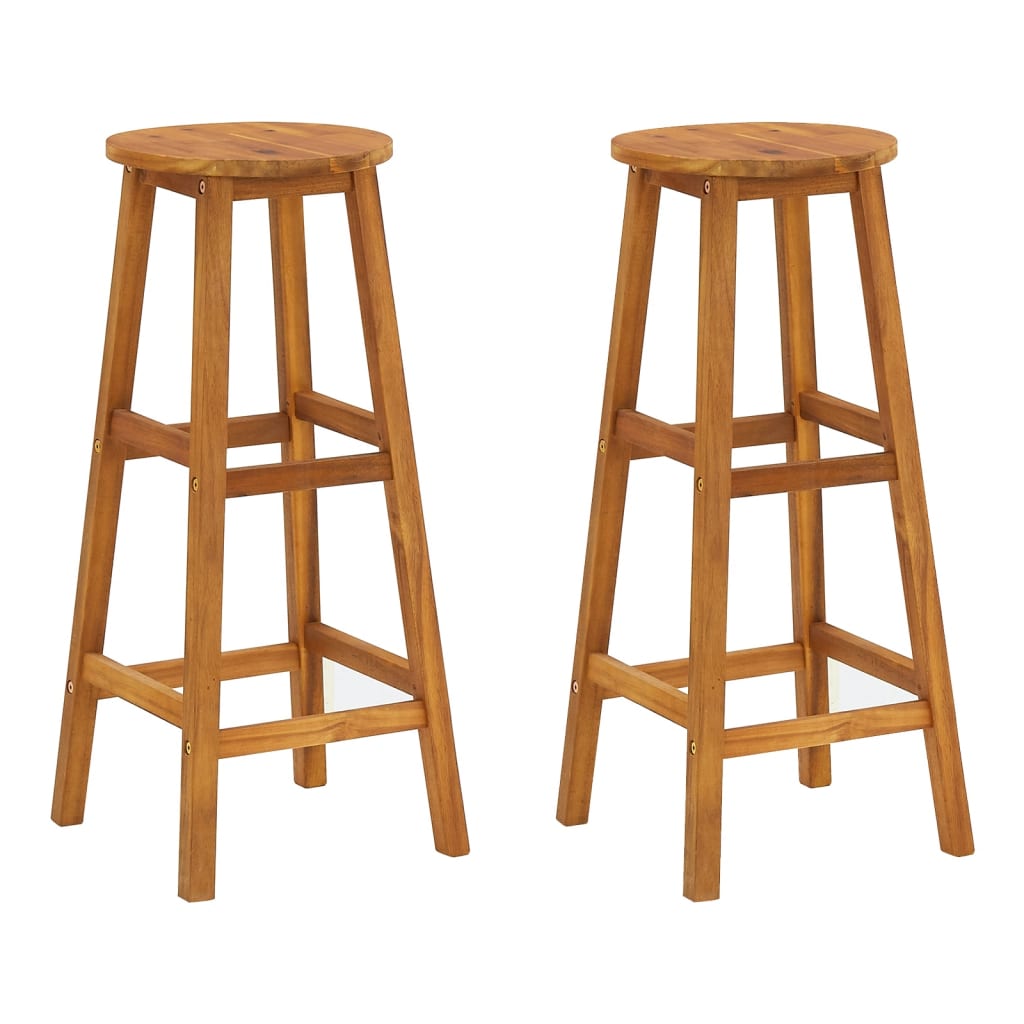 barsæt til haven 3 dele massivt akacietræ