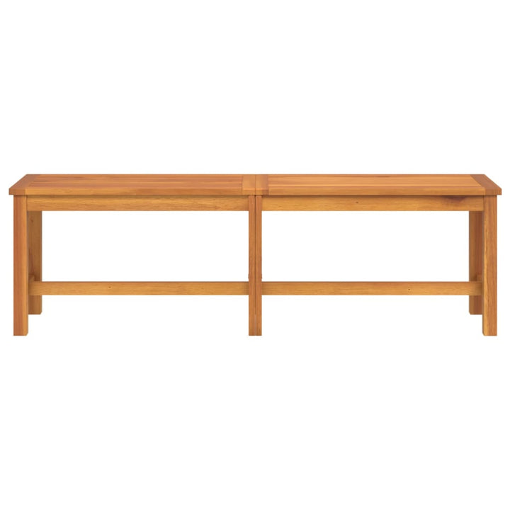 havebænk 150x35x45 cm massivt akacietræ