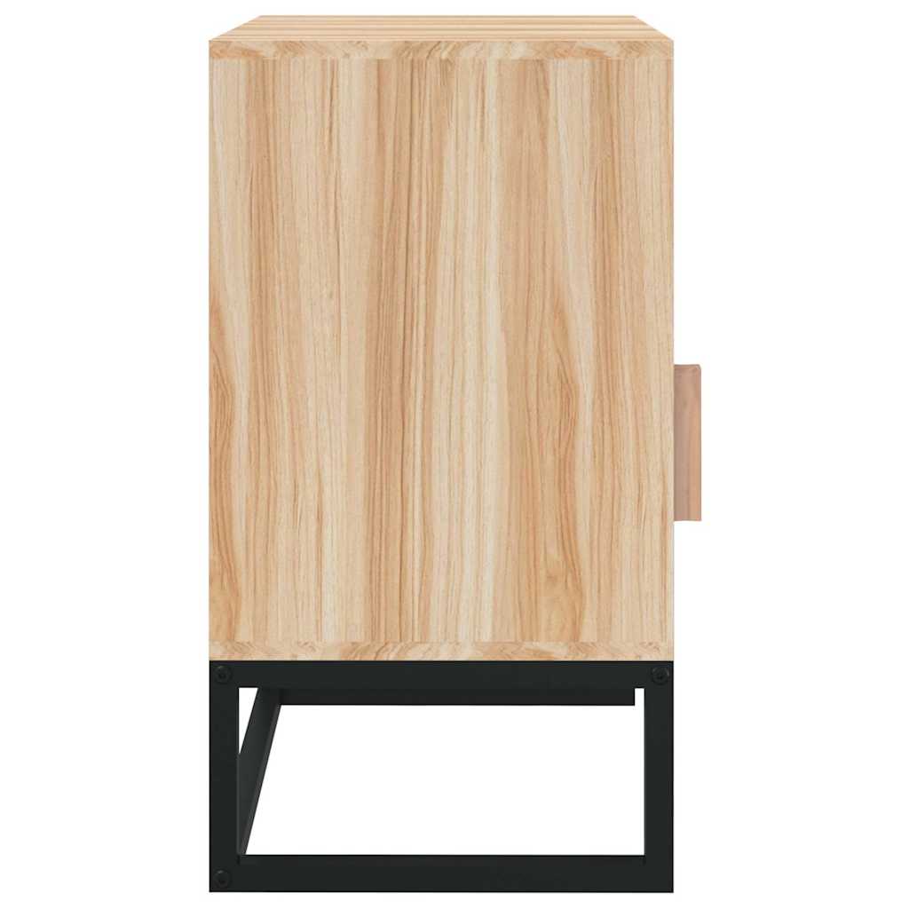 sengeborde 2 stk. 40x30x55,5 cm konstrueret træ og jern