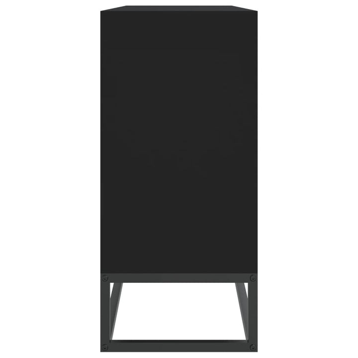 skænk 105x30x65 cm konstrueret træ sort