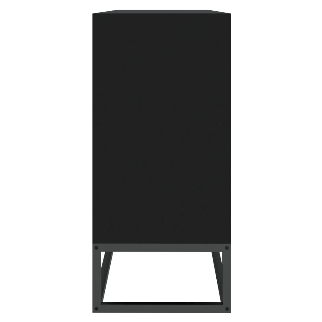 skænk 105x30x65 cm konstrueret træ sort