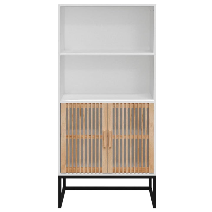 højskab 60x35x125 cm konstrueret træ hvid