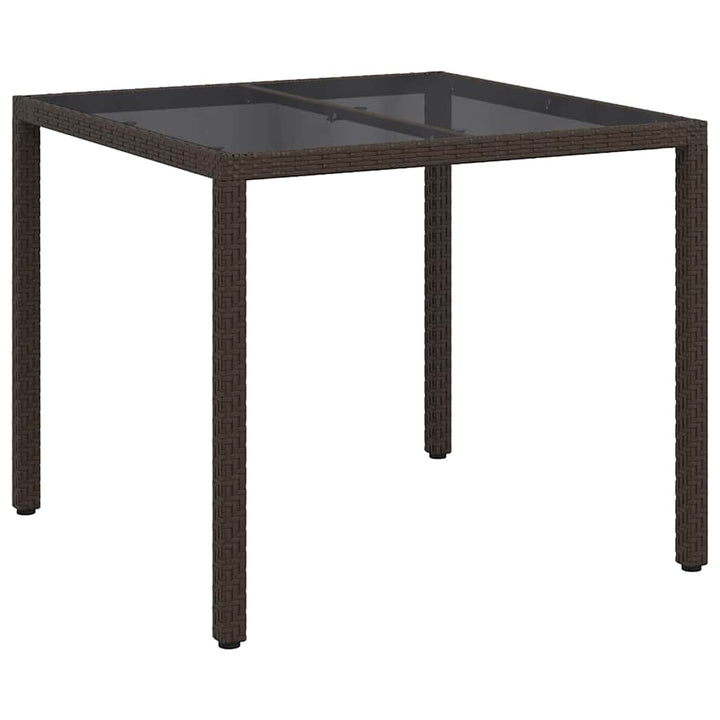 Havemøbel Bord Brun 90 x 90 x 75 cm polyrattan