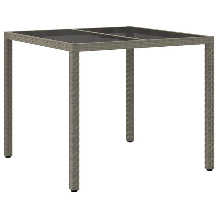 Havemøbel Bord Grå 90 x 90 x 75 cm polyrattan