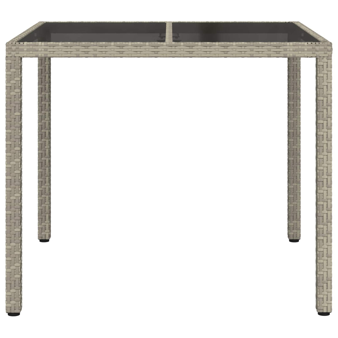 Havemøbel Bord Grå 90 x 90 x 75 cm polyrattan