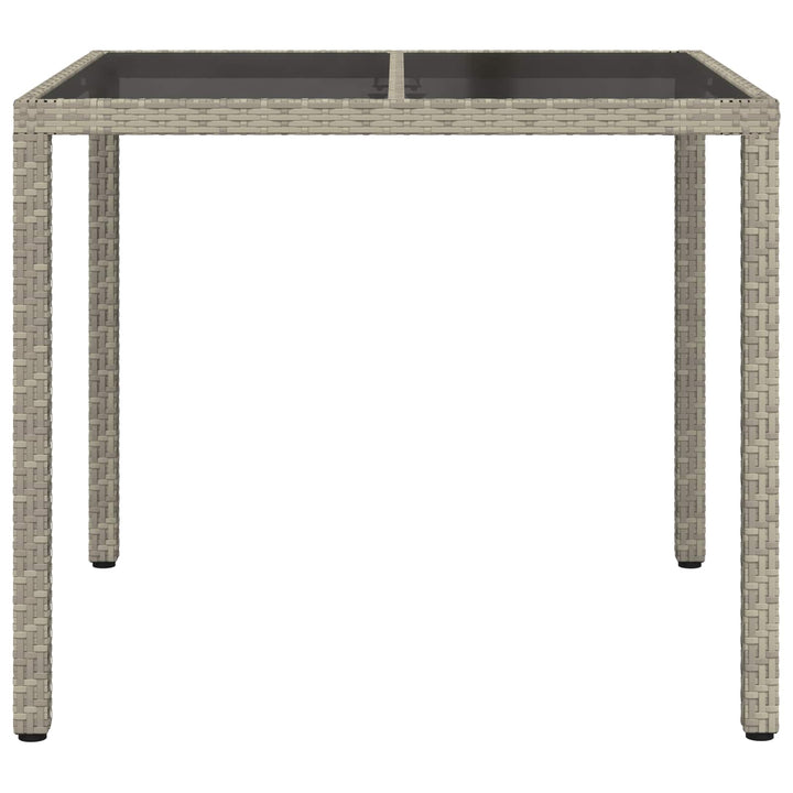 Havemøbel Bord Grå 90 x 90 x 75 cm polyrattan