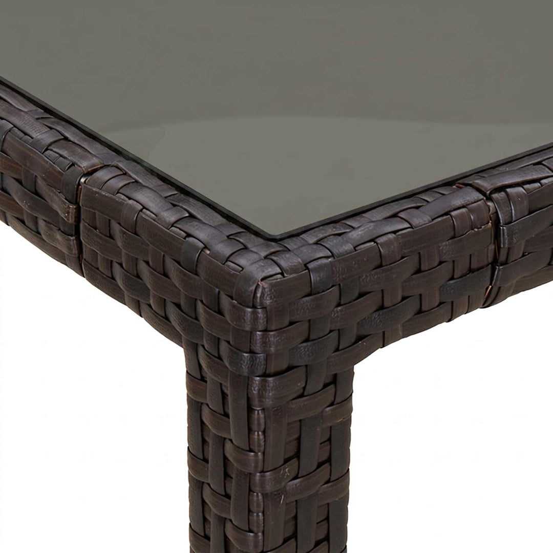 Havemøbel Bord Brun 150 x 90 x 75 cm polyrattan