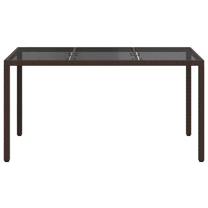 Havemøbel Bord Brun 150 x 90 x 75 cm polyrattan