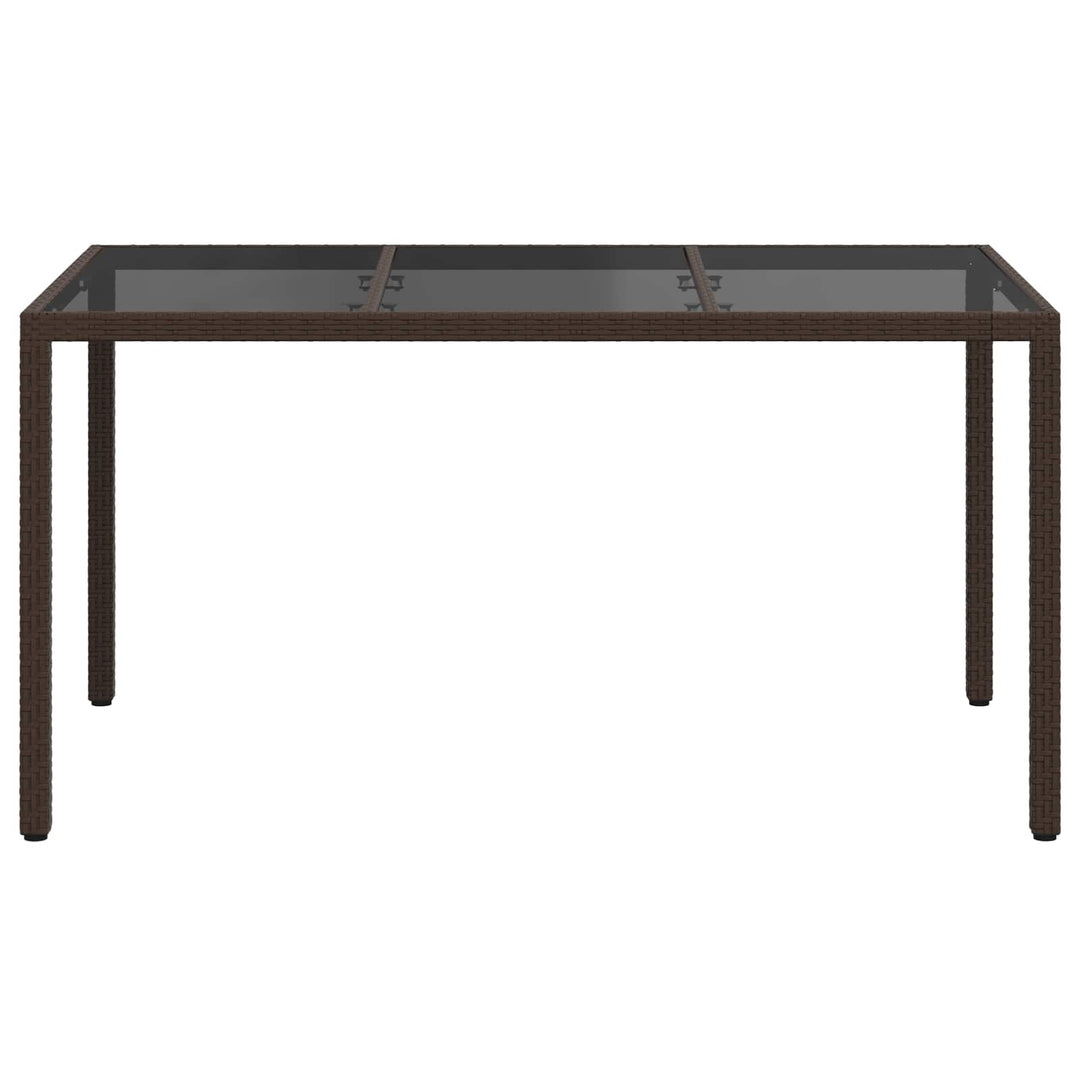 Havemøbel Bord Brun 150 x 90 x 75 cm polyrattan