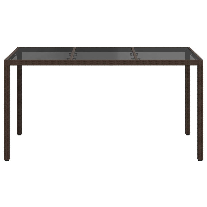 Havemøbel Bord Brun 150 x 90 x 75 cm polyrattan