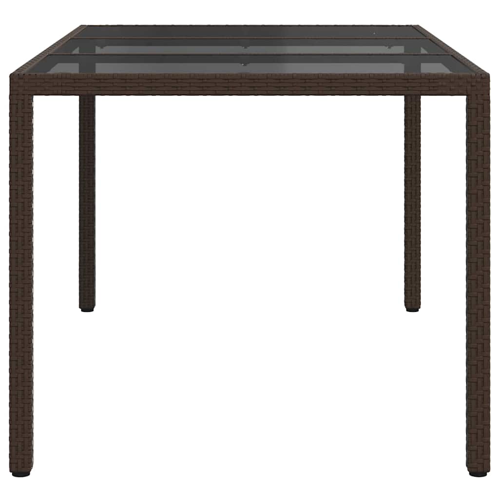 Havemøbel Bord Brun 150 x 90 x 75 cm polyrattan