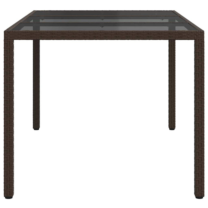 Havemøbel Bord Brun 150 x 90 x 75 cm polyrattan