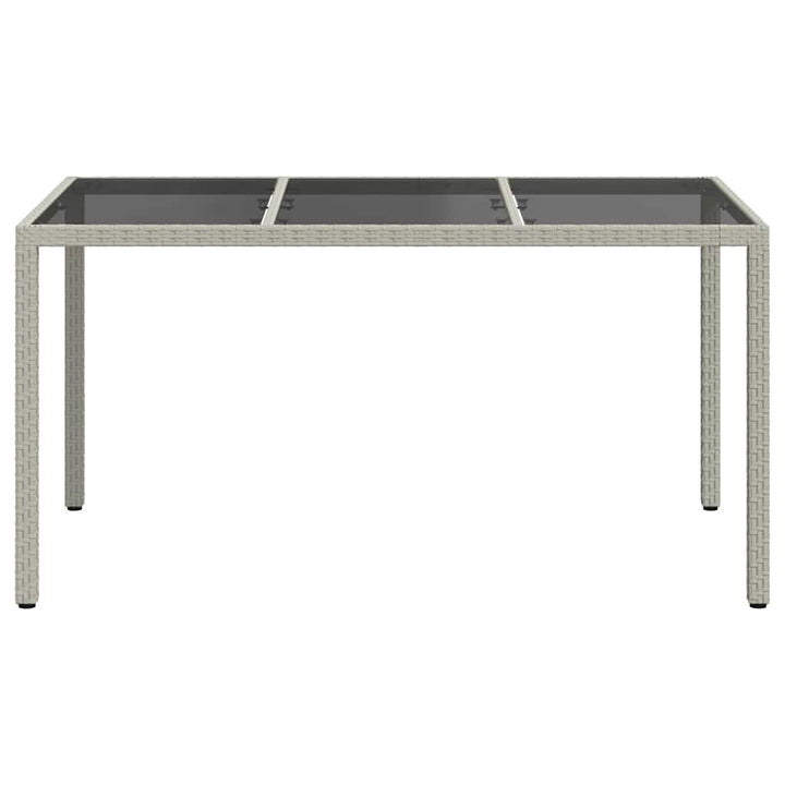 Havemøbel Bord Hvid 150 x 90 x 75 cm polyrattan