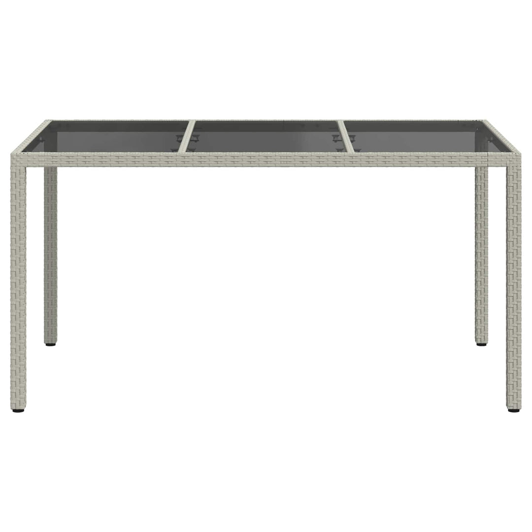 Havemøbel Bord Hvid 150 x 90 x 75 cm polyrattan
