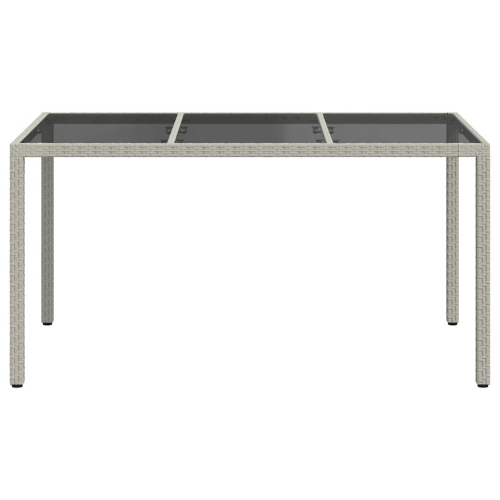 Havemøbel Bord Hvid 150 x 90 x 75 cm polyrattan
