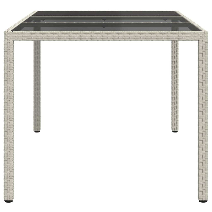 Havemøbel Bord Hvid 150 x 90 x 75 cm polyrattan