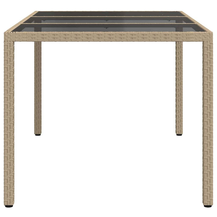 Havemøbel Bord Beige 150 x 90 x 75 cm polyrattan