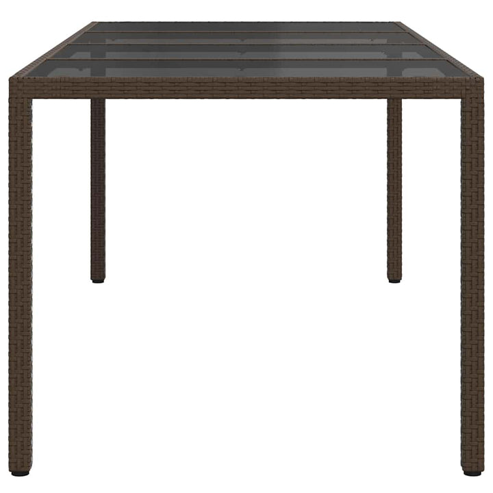 Havemøbel Bord Brun 190 x 90 x 75 cm polyrattan