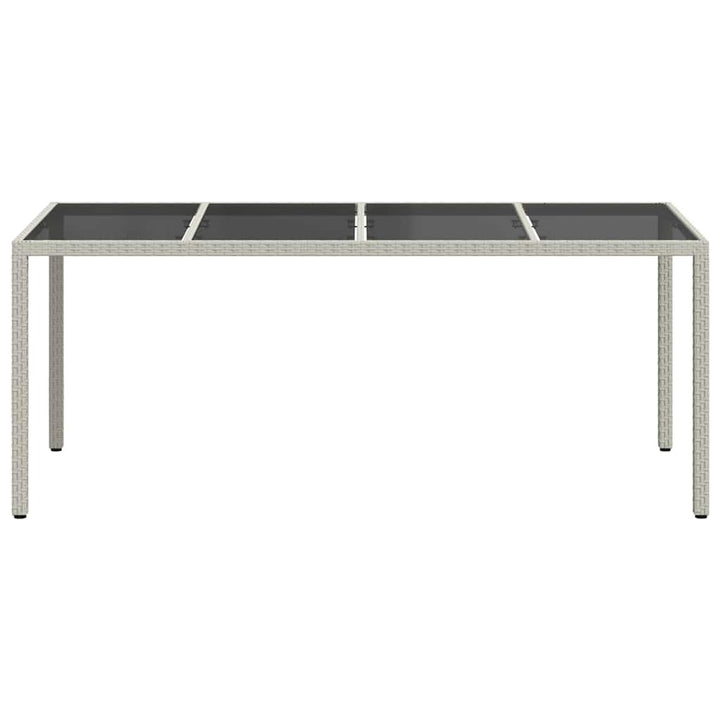 Havemøbel Bord Hvid 190 x 90 x 75 cm polyrattan