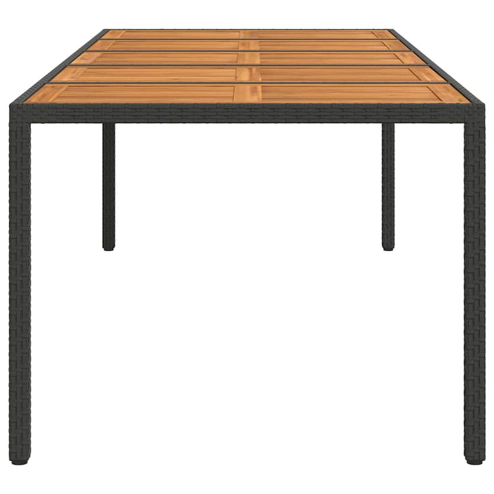 Havemøbel Bord Sort polyrattan