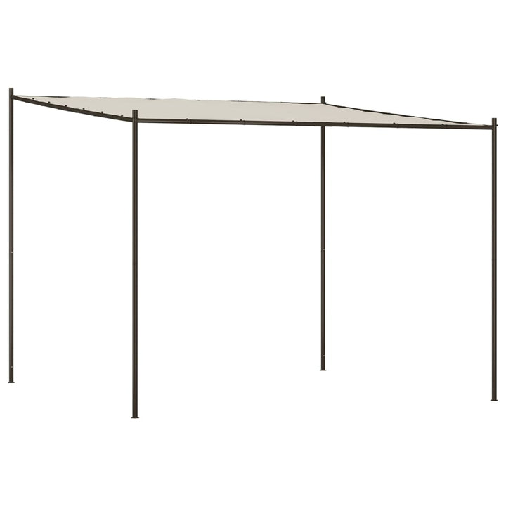 pavillon 3x3 m 180 g/m² stof og stål hvid