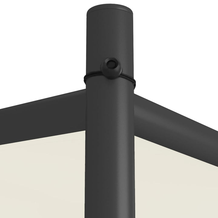 pavillon 3x3 m 180 g/m² stof og stål hvid