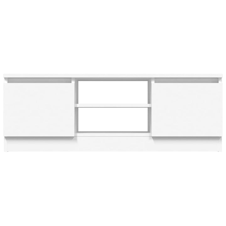 tv-bord med låge 102x30x36 cm hvid