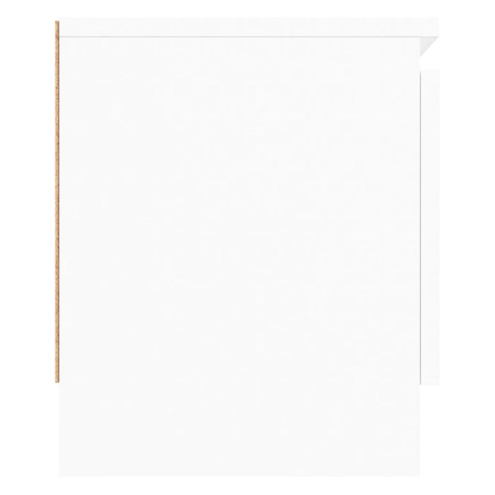 tv-bord med låge 102x30x36 cm hvid