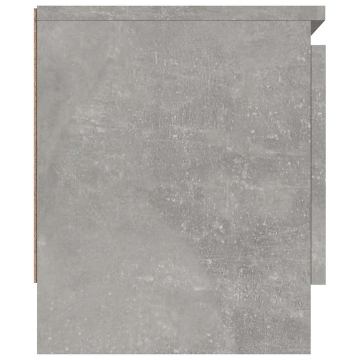 tv-bord med låge 102x30x36 cm betongrå