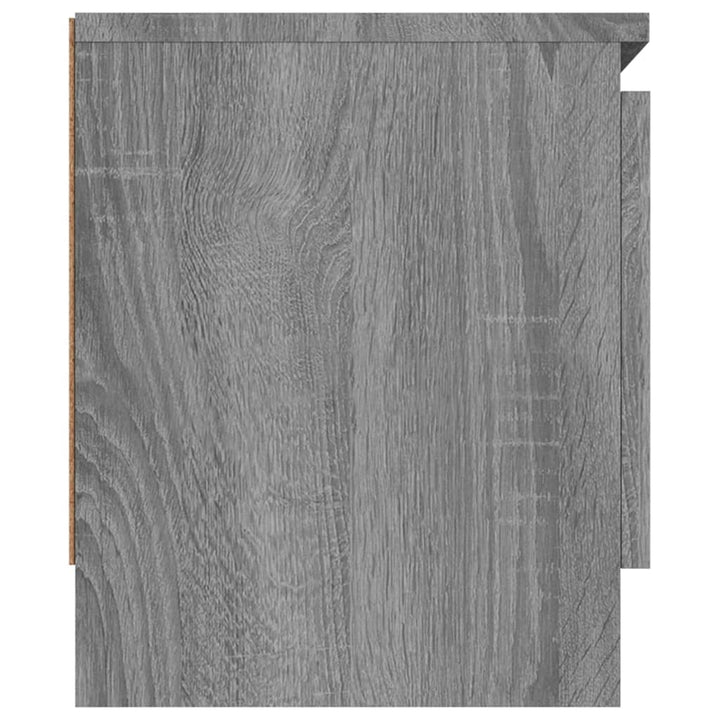 tv-bord med låge 102x30x36 cm grå sonoma-eg