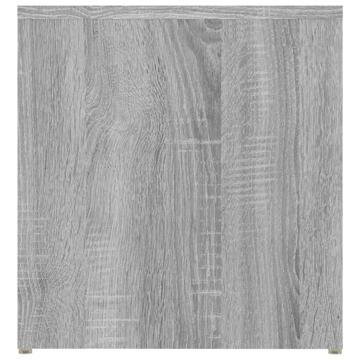sidebord 59x36x38 cm konstrueret træ grå sonoma-eg
