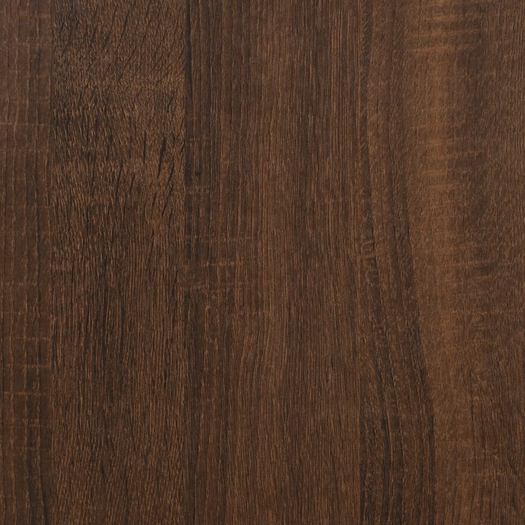 bogreol/rumdeler 80x24x63 cm brun egetræsfarve