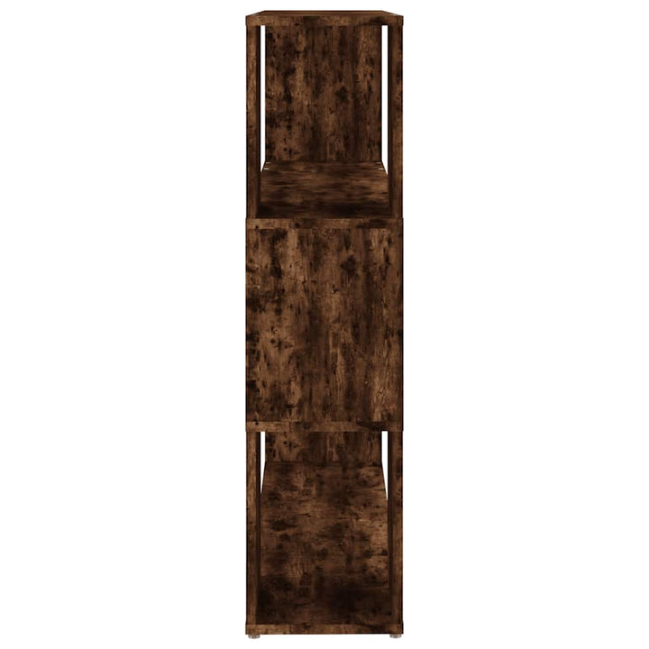 bogreol/rumdeler 100x24x94 cm røget egetræsfarve