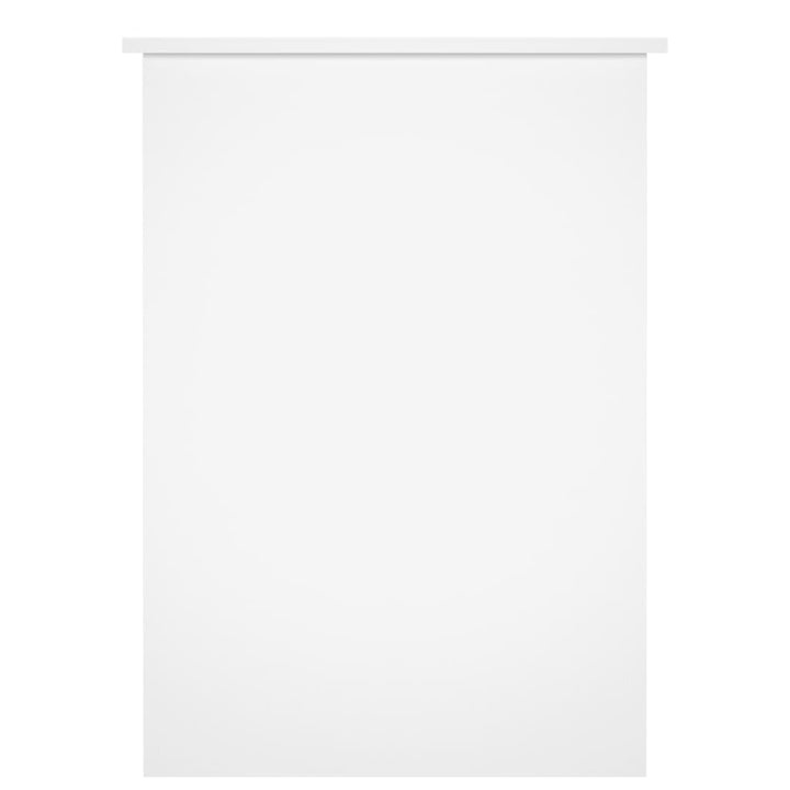 skrivebord 100x55x75 cm konstrueret træ hvid