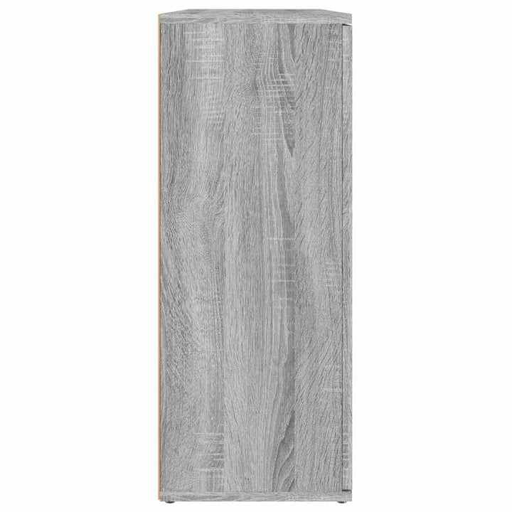 skænk 91x29,5x75 cm konstrueret træ grå sonoma-eg