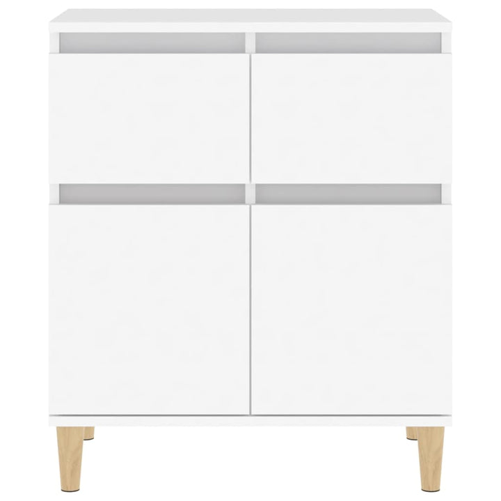 skænk 60x35x70 cm konstrueret træ hvid