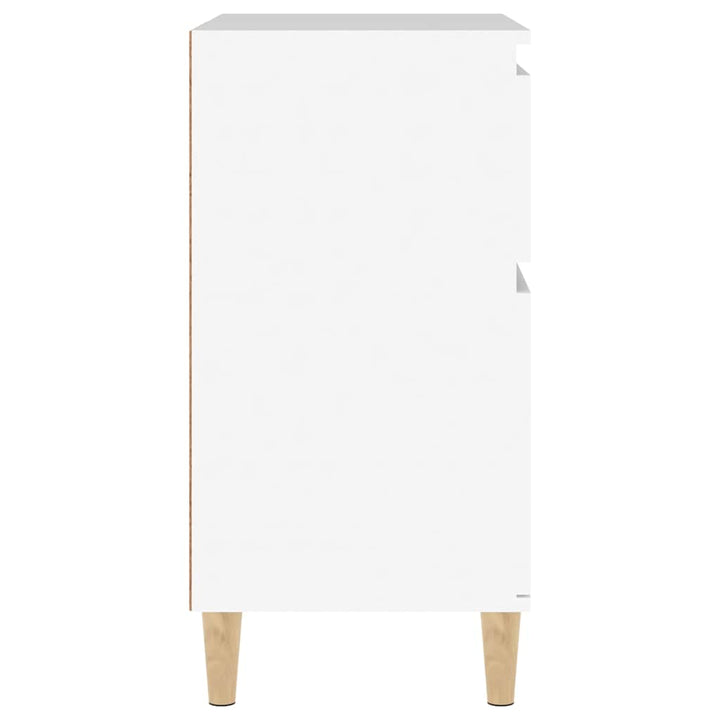skænk 60x35x70 cm konstrueret træ hvid