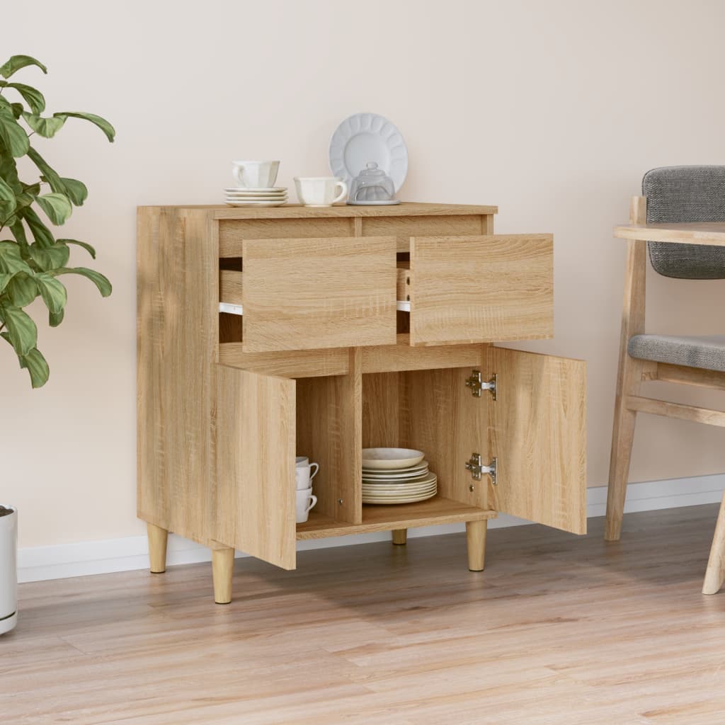 skænk 60x35x70 cm konstrueret træ sonoma-eg